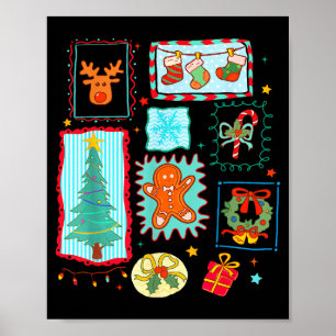 Coquette Tis The Season Christmas Santa Nk Preppy Poster