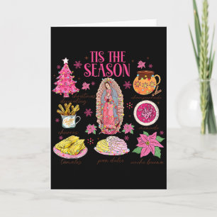 Coquette Tis The Season Mexican Christmas Spanish  Card