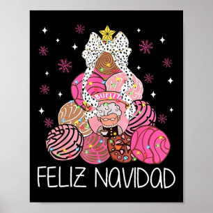 Coquette Tis The Season Mexican Pan Dulce Christma Poster