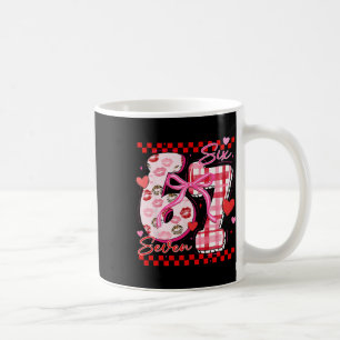 Coquette Valentine 67 Six Seven Heart Bow Valentin Coffee Mug