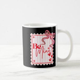 Coquette Valentines Stage Stamp, Bow Valentines Gi Coffee Mug