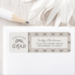 Coquette Whimsical Bows Class of 2026 Graduation