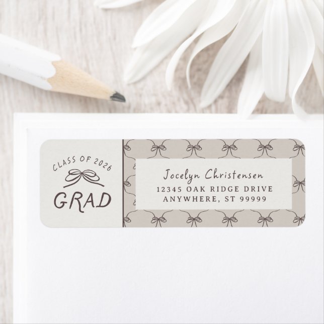 Coquette Whimsical Bows Class of 2026 Graduation (Insitu)