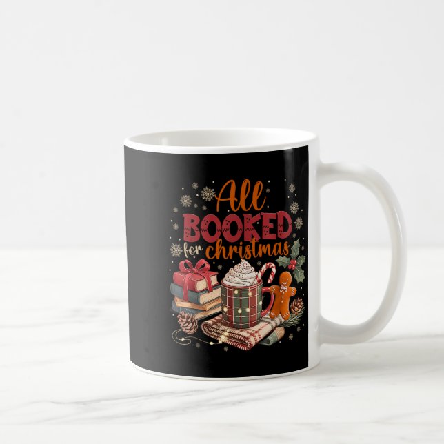 Coquette Xmas Book Lover, Santa Cocoa, All I Want  Coffee Mug (Right)