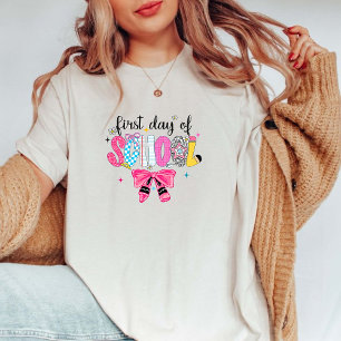 Coquettish first day of school T-shirt  Tri-Blend Shirt