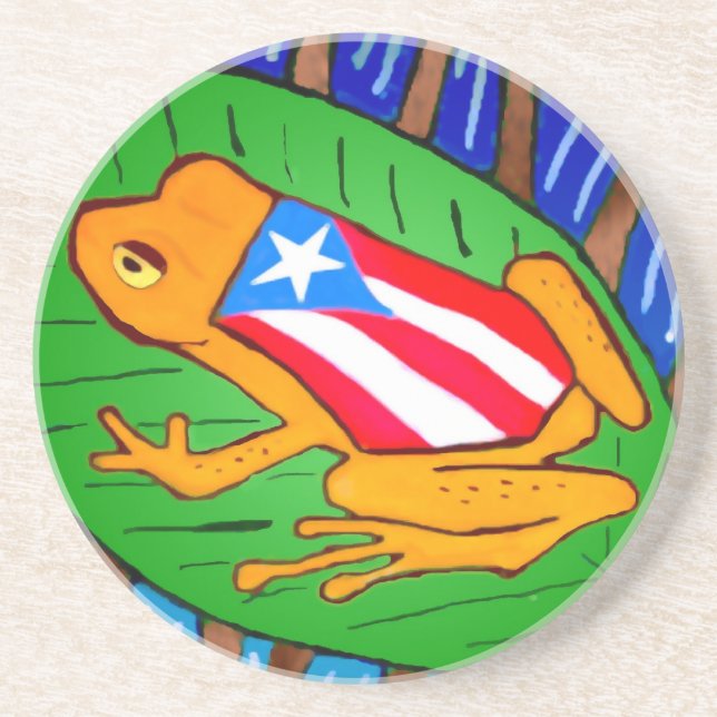 Coqui Flag Coaster (Front)
