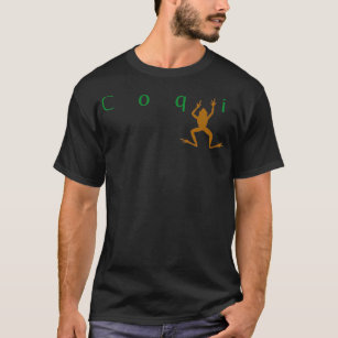 Coqui Frog Puerto Rico Design T-Shirt