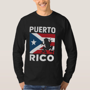 Coqui Frog Puerto Rico Pride Boricua Puerto Rican T-Shirt