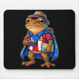 Coqui frog puerto rico rican flag boricua herencia mouse mat