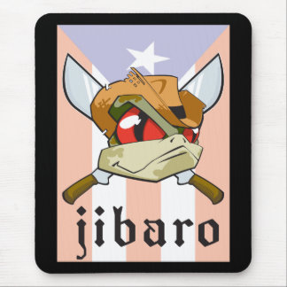 Coqui frog with Puerto Rican Flag Mouse Mat