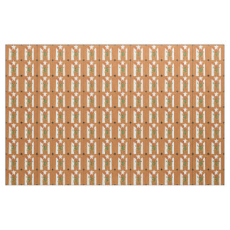 Coqui on the Gold PR 2 Fabric