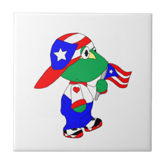 Coqui Puerto Rico Pride Tile