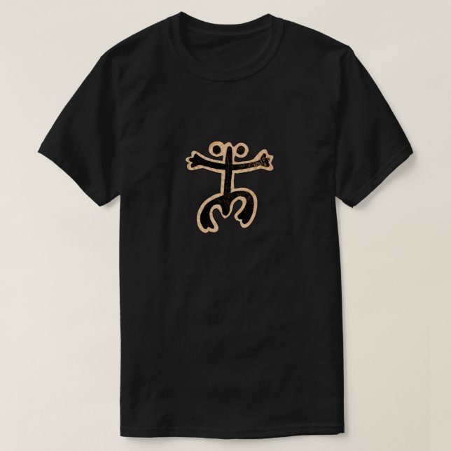 Coqui Taino on Wood T-Shirt (Design Front)