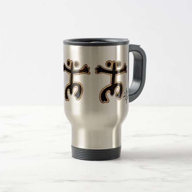 Coqui Taino  Travel Mug (Front Right)