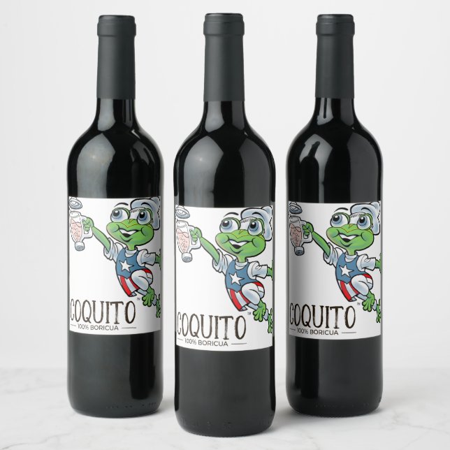 coquito bien puerto rico wine label (Bottles)