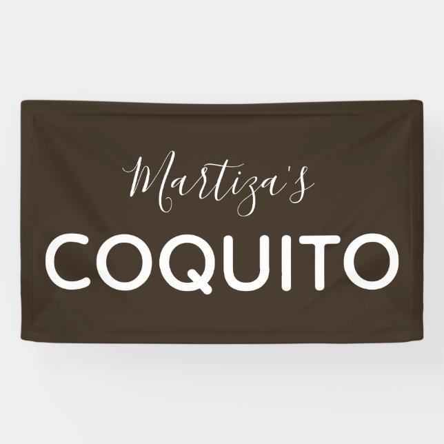 Coquito Coconut Classic Marketing Banner (Horizontal)