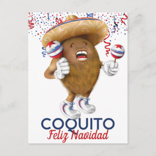 Coquito Coconut Maracas Postcard