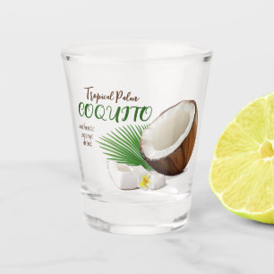 Coquito Coconut  Shot Glass