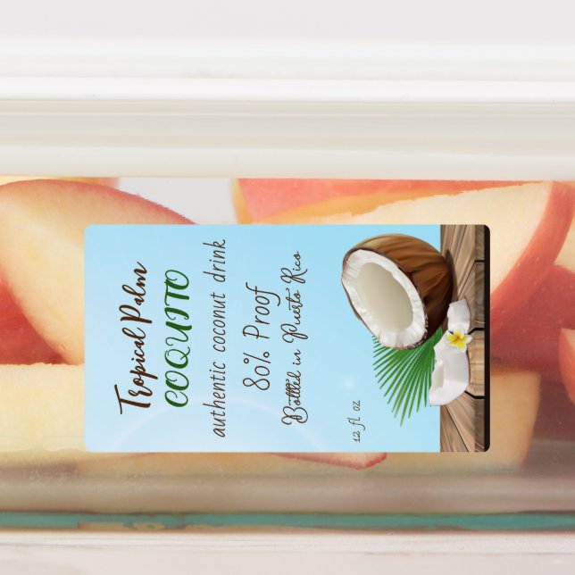 Coquito Coconut Tropical (Affixed)
