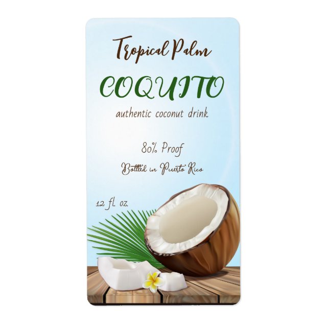 Coquito Coconut Tropical (Front)