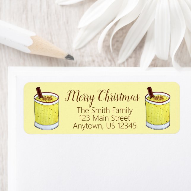 Coquito Puerto Rican Eggnog Drink Merry Christmas (Insitu)