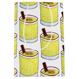 Coquito Puerto Rican Eggnog Rum Christmas Drink Medium Gift Bag