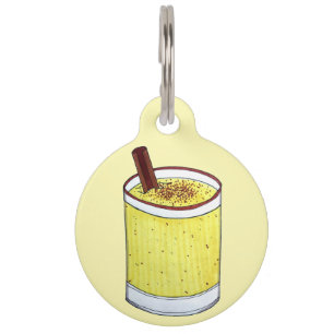 Coquito Puerto Rican Eggnog Rum Christmas Drink Pet Tag
