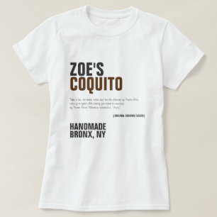 Coquito Rustic Modern Advertising T-Shirt