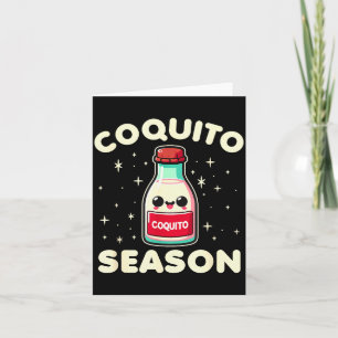 Coquito Season - Puerto Rican Coquito Christmas  Card