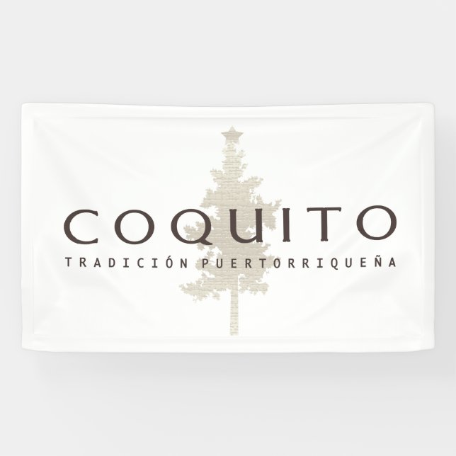 Coquito Tradicion Puertorriquena Advertise Banner (Horizontal)
