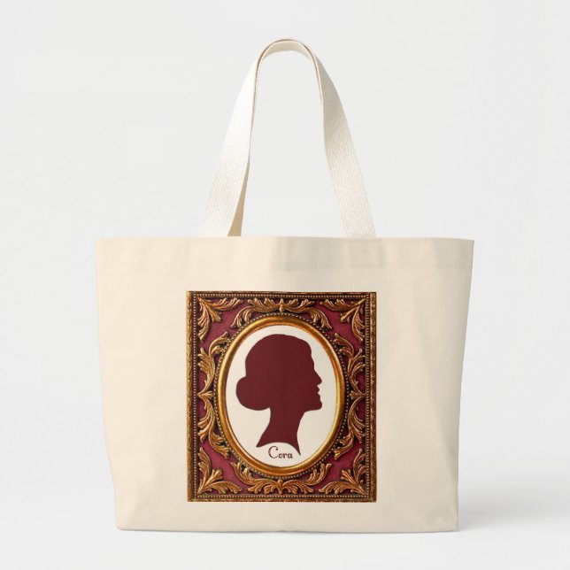 Cora the Countess Large Tote Bag (Front)