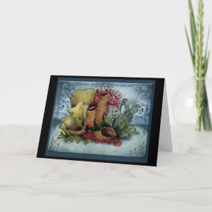 Coral 35th year Wedding Anniversary gift card