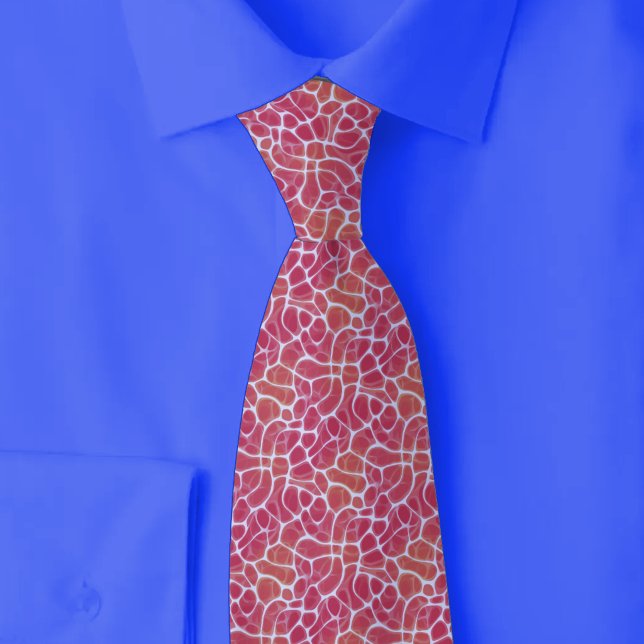 Coral Abstract Tie (Creator Uploaded)