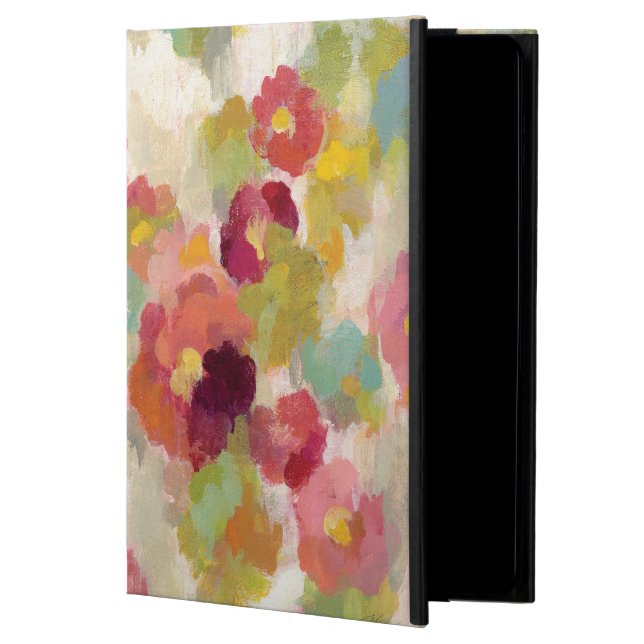 Coral and Emerald Garden iPad Air Cover (Front)