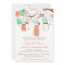 Coral and Mint Hanging Mason Jars Baby Shower