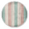 Coral and Teal Nautical Beach Wood Stripes 