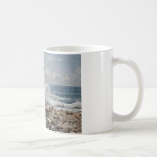 Coral and Waves Coffee Mug