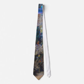 Coral aquarium tie