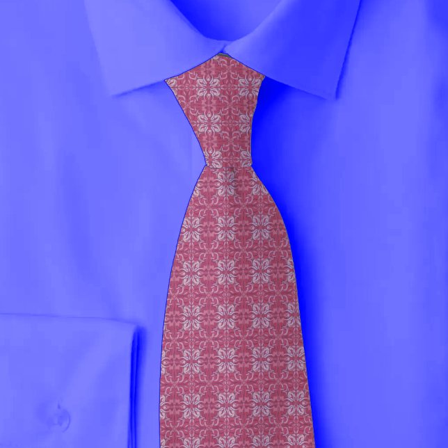 Coral Arabesque Tie (Creator Uploaded)