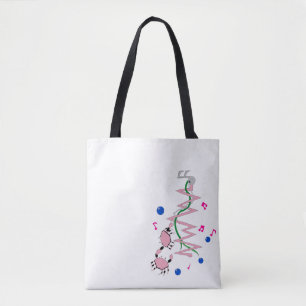 Coral Bass Drop All-Over-Print Tote, Shoulder Tote