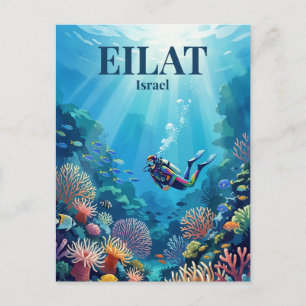 Coral Beach Nature Reserve, Eilat Israel Postcard