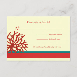 Coral Beach RSVP Response Card