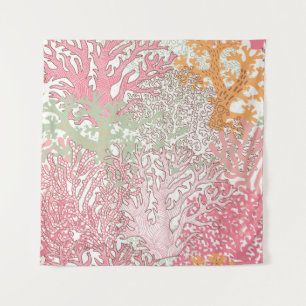 Coral Beauty: Underwater Pattern Wonderland. Tapestry