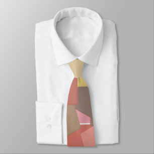 Coral Blocks 5050 necktie