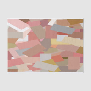 Coral Blocks 5050 tissue paper