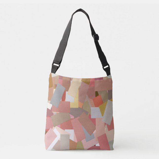 Coral Blocks 5050 tote bag (Front)