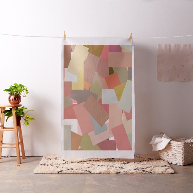 Coral Blocks Fabric (In Situ)