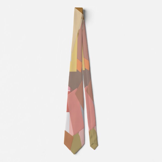 Coral Blocks necktie (Front)