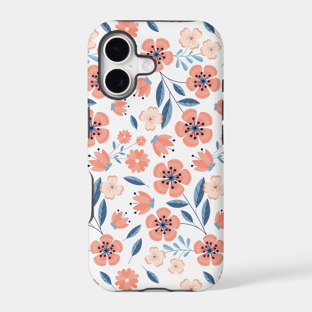 Coral Blossom Charm (Back)