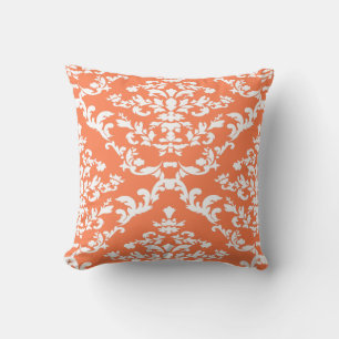 Coral Bold Damask @ Emporiomoffa Cushion